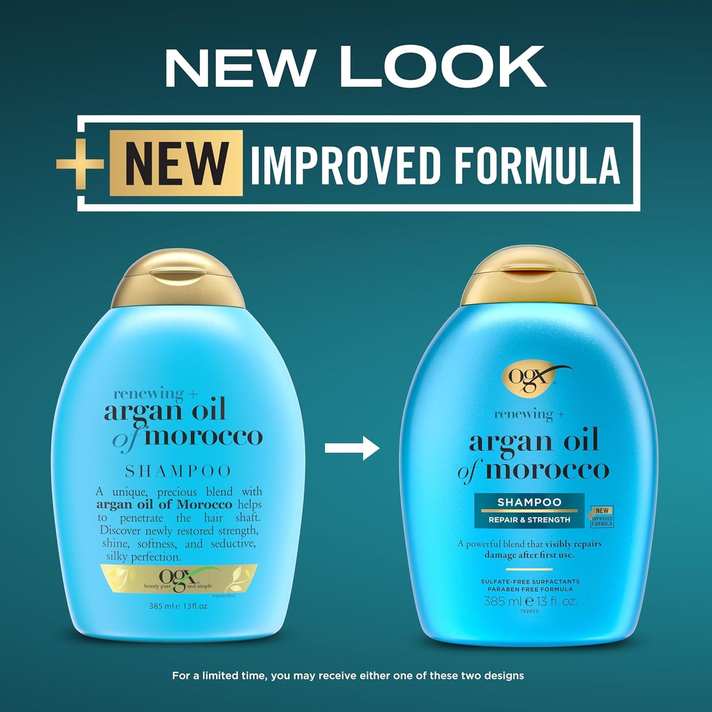OGX Renewing +Cold Pressed Argan Oil of Morocco Champú hidratante p...