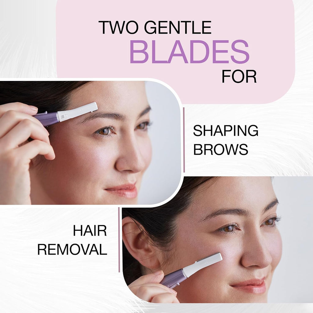 Panasonic Cortadora de cejas y vello facial para mujer, afeitadora...