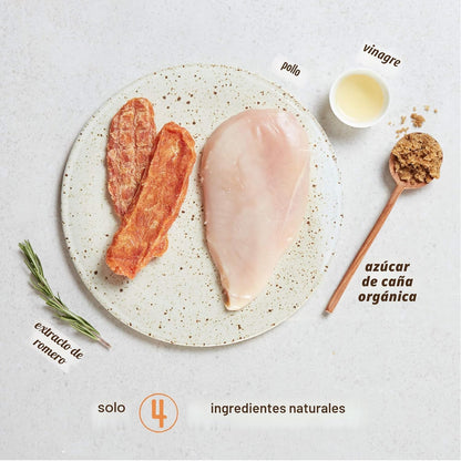 Full Moon - Cecina de pollo para perros saludable, natural y de gra...