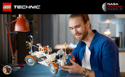 LEGO Technic NASA Apollo Lunar Roving Vehicle LRV Set de construcción - Kits de manualidades para adultos, mayores de 18 años - Set de construcción de rover espacial con detalles auténticos - Regalo