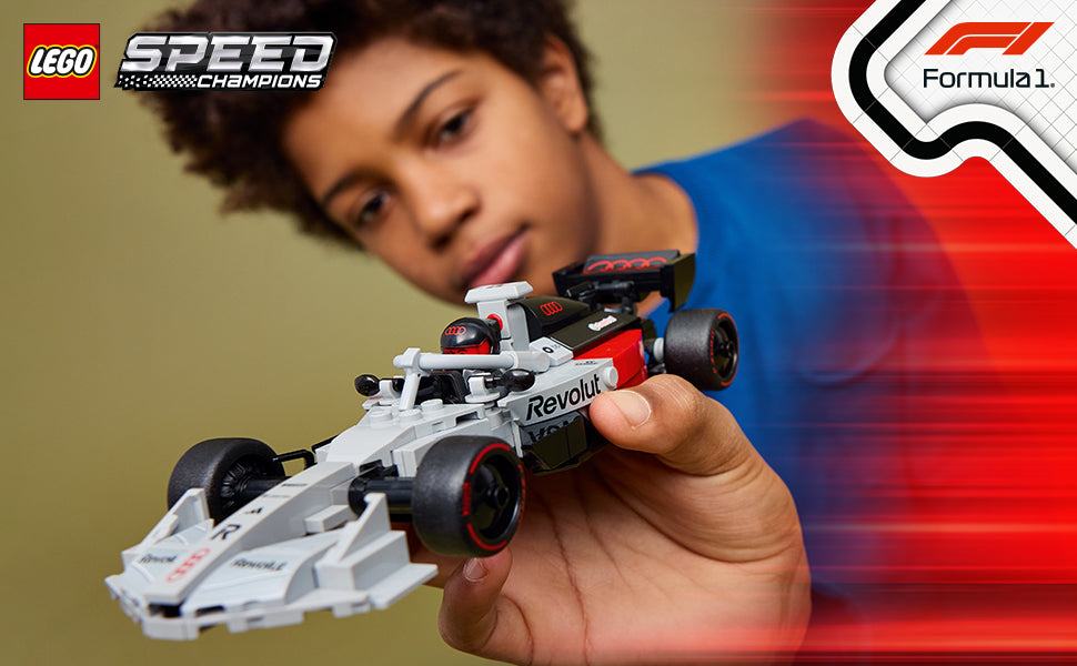 LEGO Speed Champions Audi Revolut F1 Team R26 - Juego de construcción para niños y niñas, a partir de 10 años, kit de coche F1 para exhibir o jugar, regalo para cumpleaños - 77259