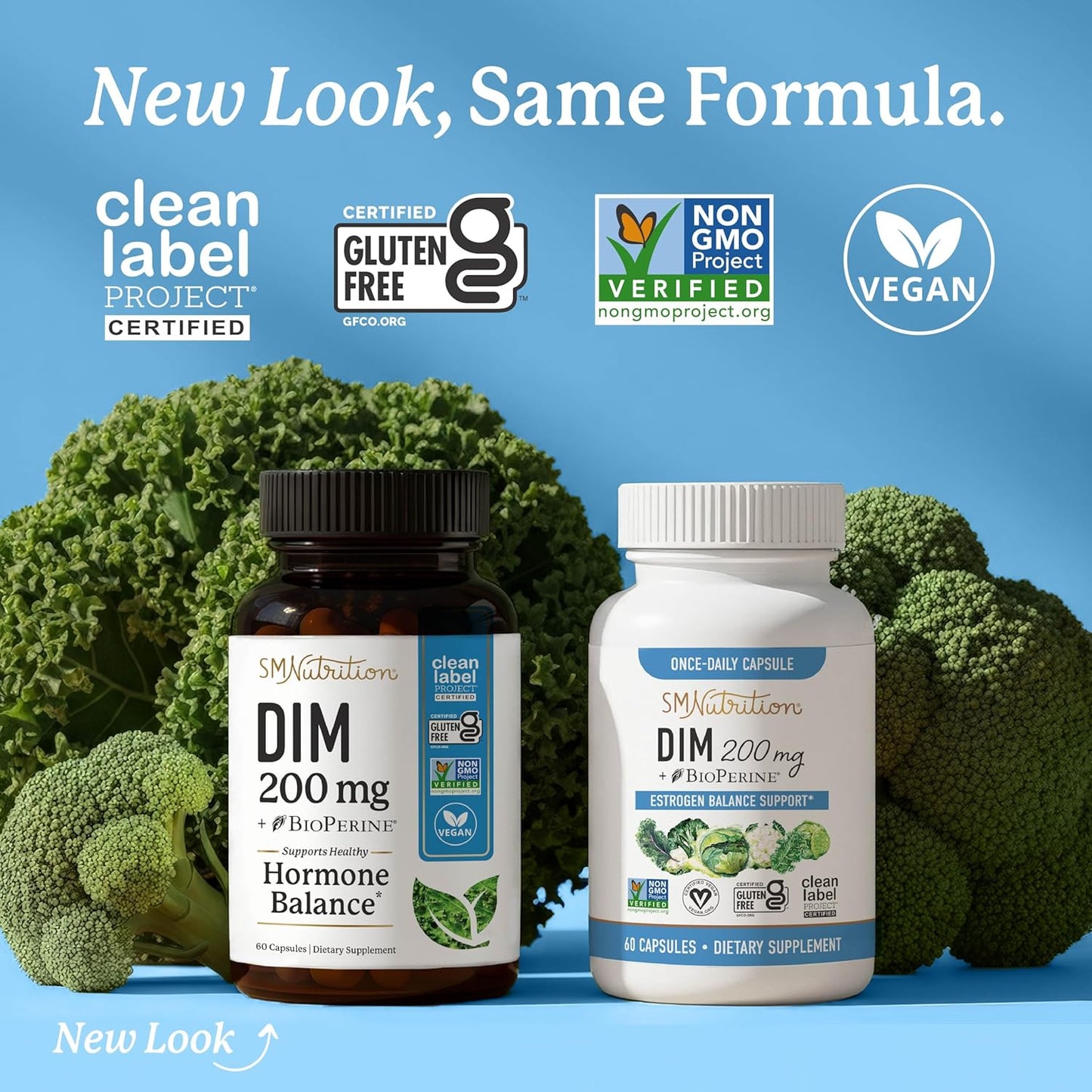 Suplemento DIM de 200 mg (120 unidades) | Equilibrio de estrógeno p...