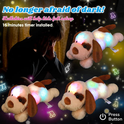 Cuteoy Juguetes de luz nocturna con luz LED brillante para perro, p...