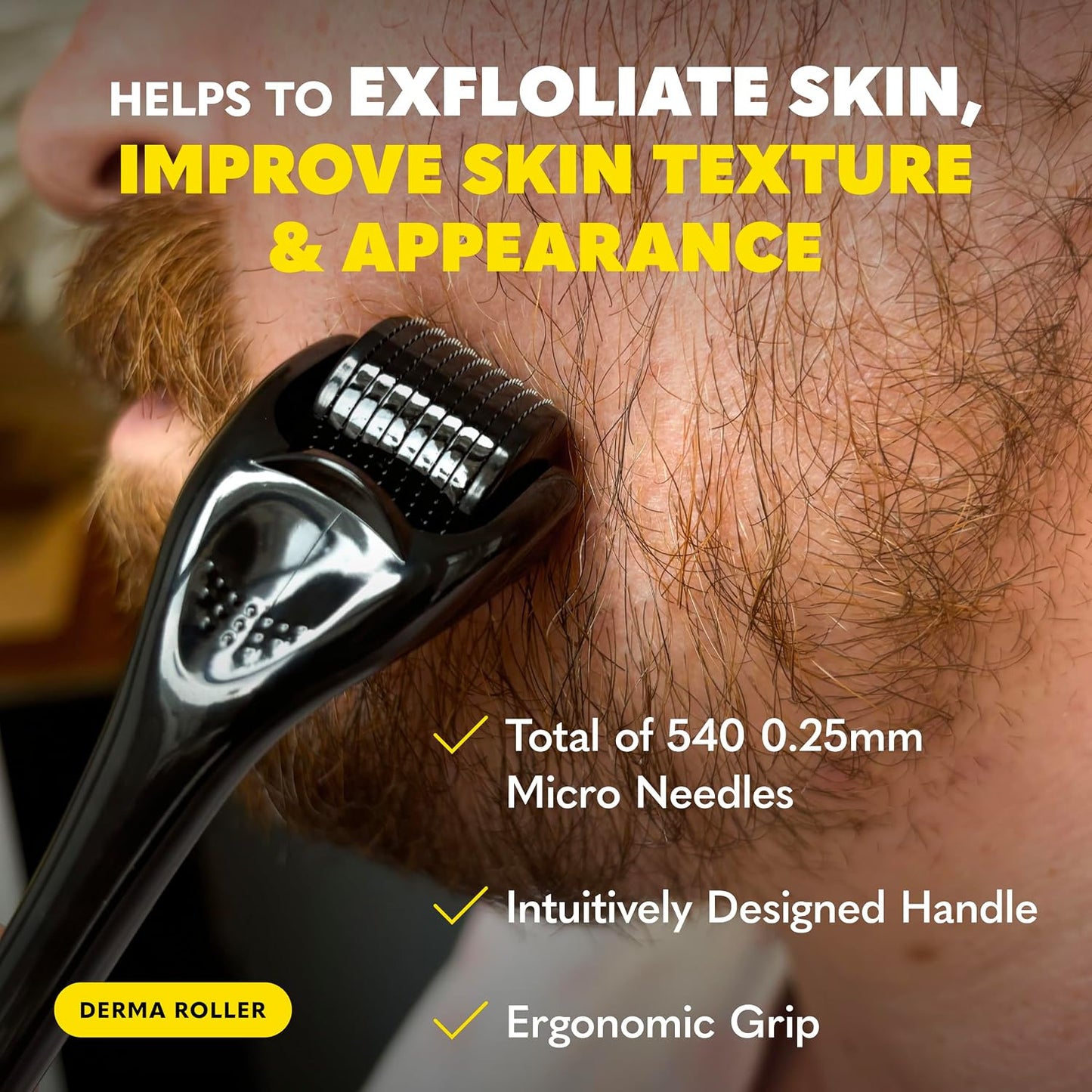 The Beard Club Kit de crecimiento de barba Signature \u2013 Rodillo...