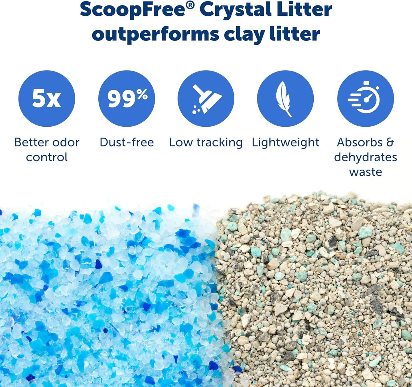 PetSafe ScoopFree - Bandeja desechable de cristal para gatos, caja...