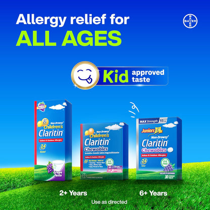 Infantil Claritin 24 horas antihistamínico, no produce somnolencia,...