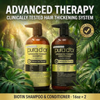 PURA D'OR Advanced Therapy Champú y Acondicionador de Biotina S...