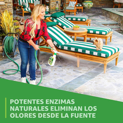 Simple Green Eliminador de olores al aire libre para mascotas, perr...