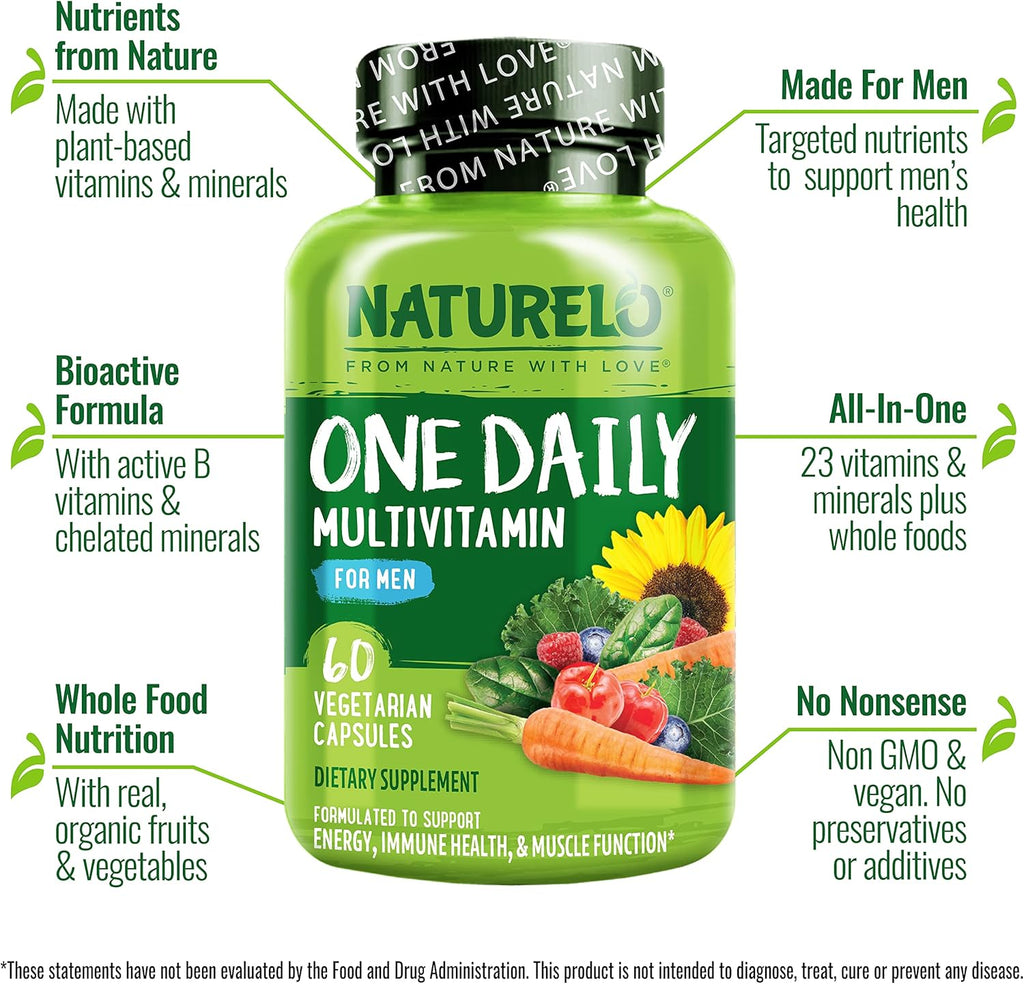 NATURELO - Multivitamínico diario para los hombres