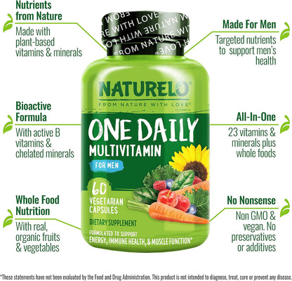 NATURELO - Multivitamínico diario para los hombres