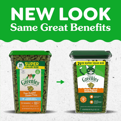 Greenies Golosinas dentales naturales para gatos adultos recomendad...
