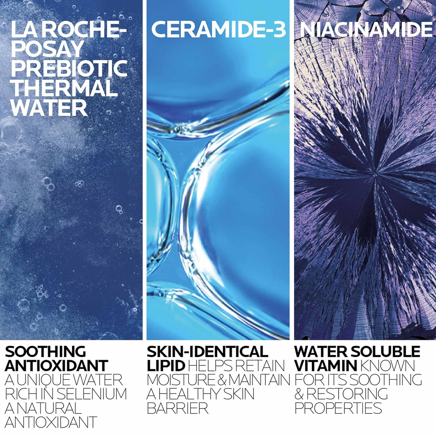 La Roche-Posay Toleriane - Limpiador facial suave e hidratante, lim...
