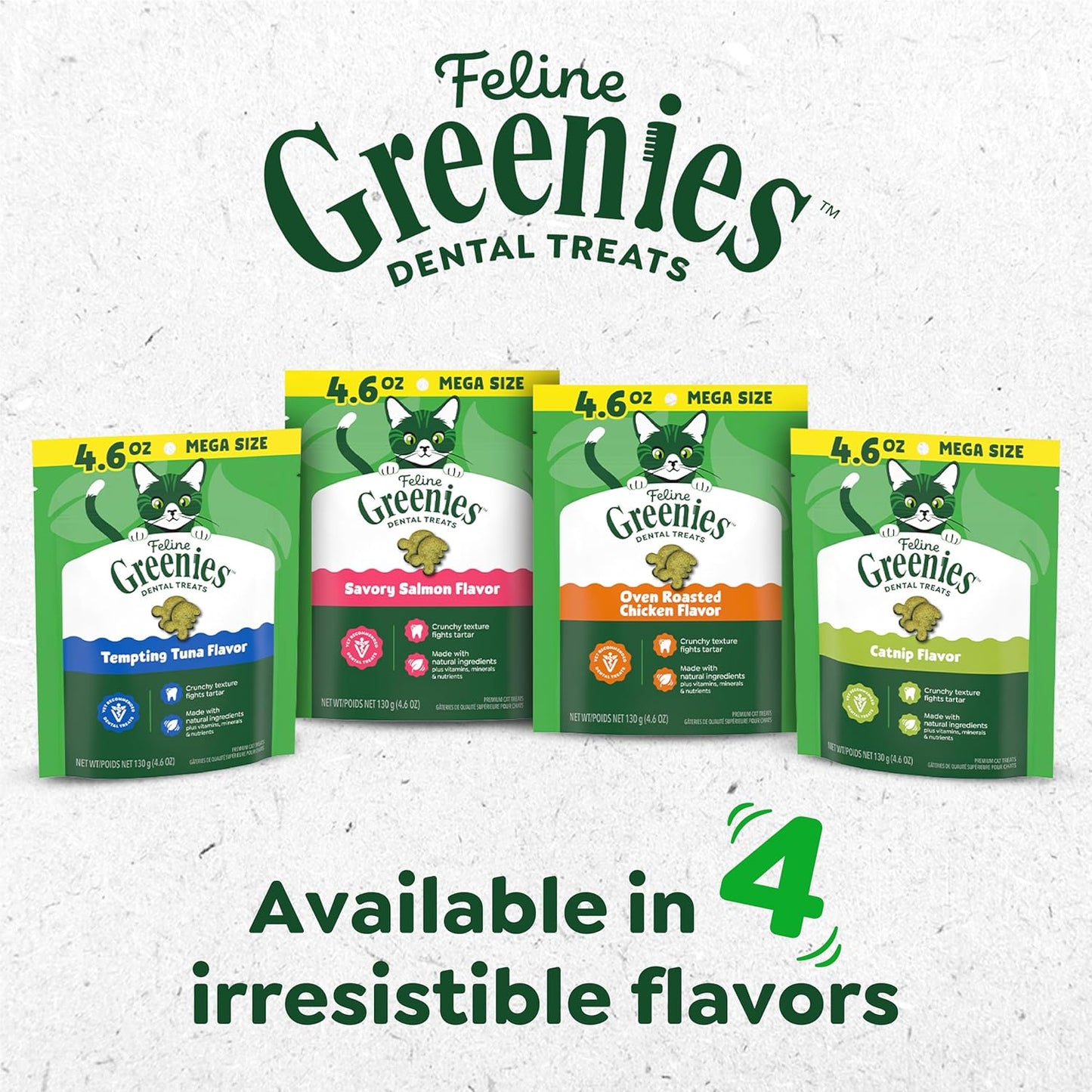Greenies Golosinas dentales naturales para gatos adultos recomendad...