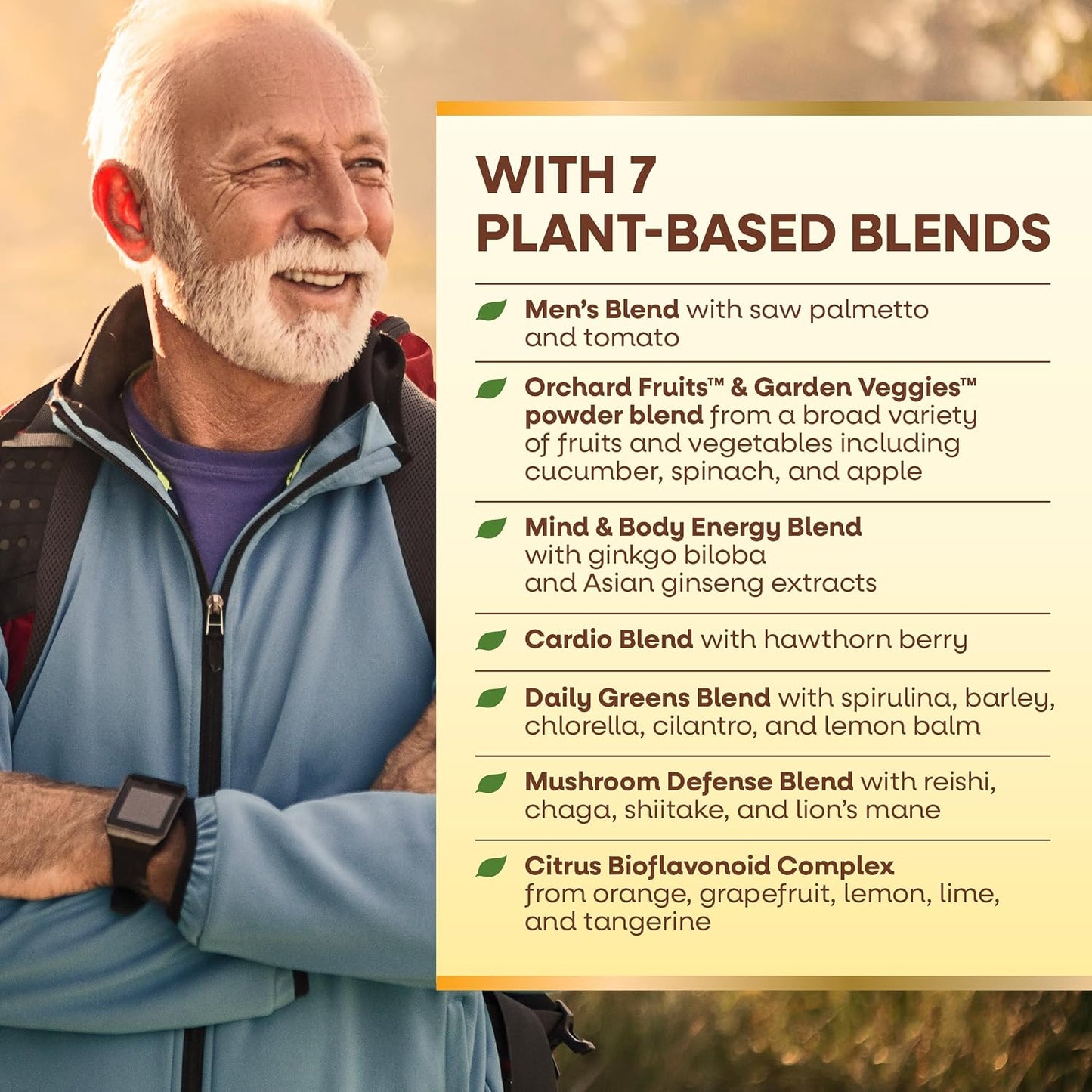 Nature's Way ¡Alive! 50+ Daily Ultra Multivitaminas para hombre...