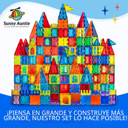 SUNNY AUNTIE - Juego de construcción de azulejos magnéticos STEM To...