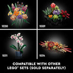 LEGO Botanicals - Ramo de flores silvestres artificiales, juego de...