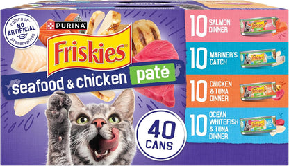 Purina Friskies Paquete de la variedad de la pesca de la comida del...
