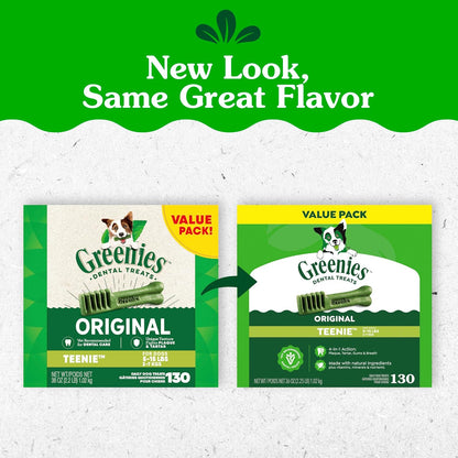 Greenies - Golosinas naturales para la salud dental de perros chiqu...