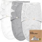 KeaBabies 3pk - Pañales orgánicos para recién nacidos, 0.5 TOG Clou...