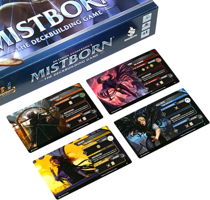 Juego de construcción de mazo de Mistborn de Brandon Sanderson - Forja alianzas en épicas batallas de combustión de metal - Juego de cartas cooperativo - Juego estratégico inmersivo - 1 a 4 jugadores
