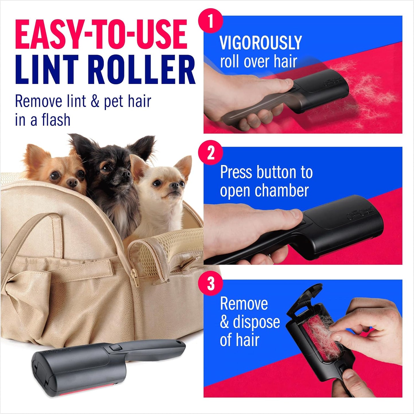 ChomChom Roller para pelo de mascotas \u2013 Herramienta reutilizab...