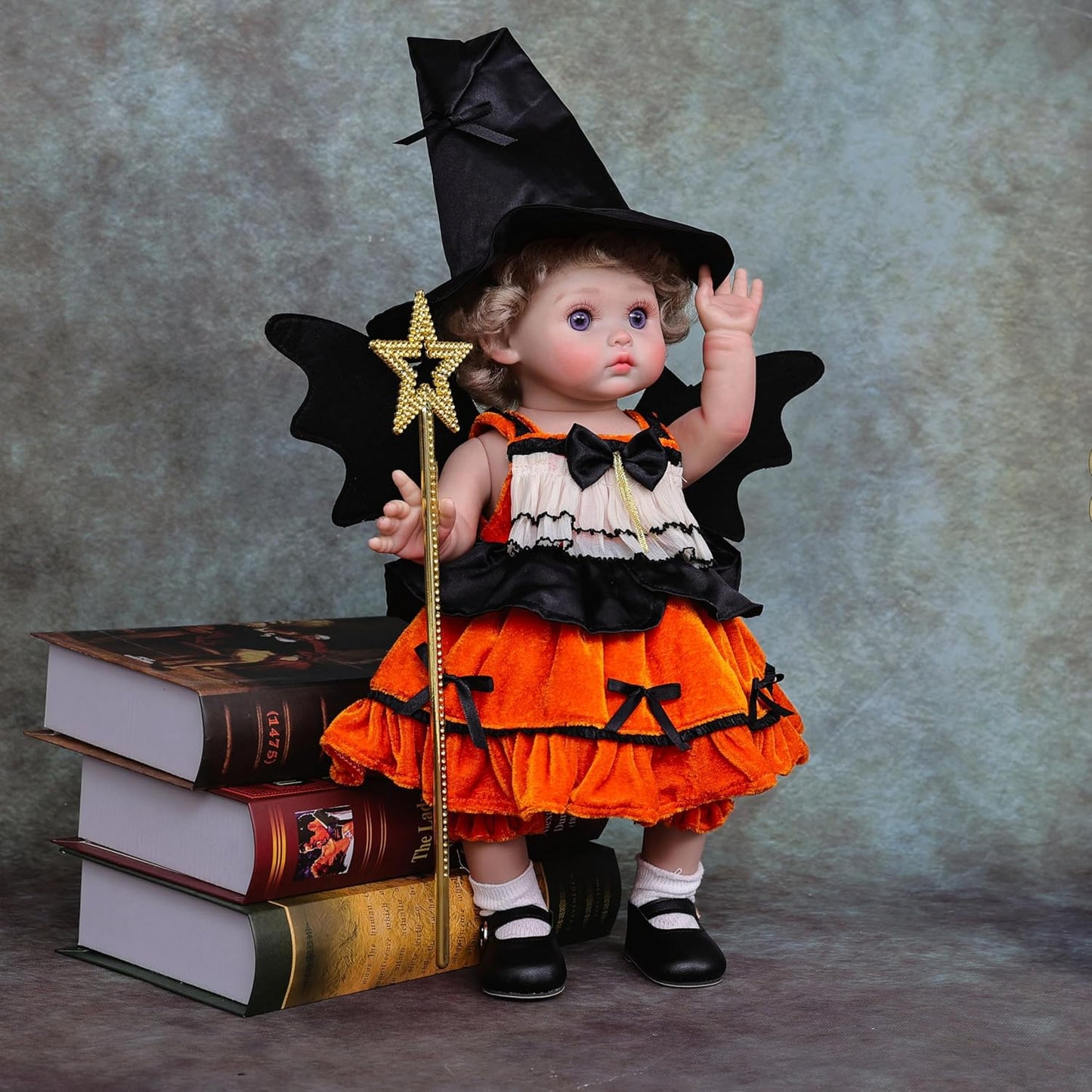 Cloveray Muñecas Reborn de Halloween para niños pequeños \u2013 Muñ...
