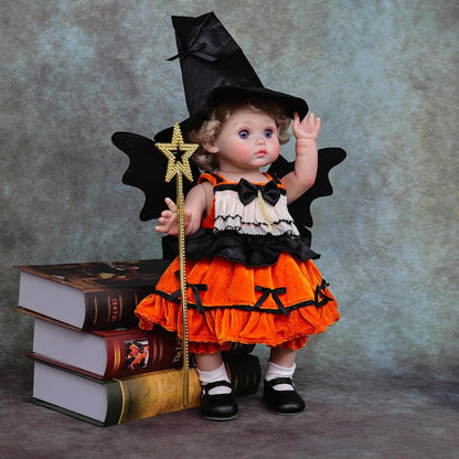 Cloveray Muñecas Reborn de Halloween para niños pequeños \u2013 Muñ...