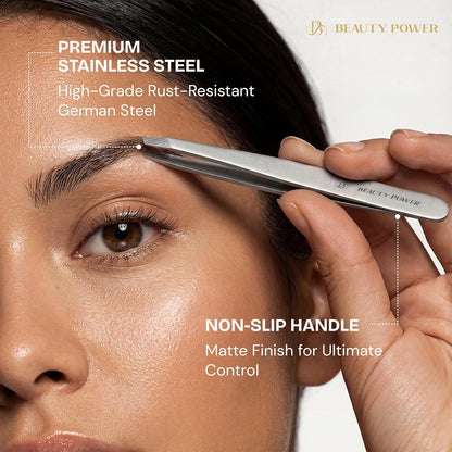 Beauty Power Pinzas Inclinadas Profesionales de Ultra-Precisión par...