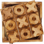 Glintoper Juego de mesas de bloques de torre Tic Tac Toe &amp; Tumb...