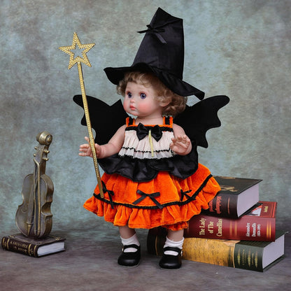 Cloveray Muñecas Reborn de Halloween para niños pequeños \u2013 Muñ...