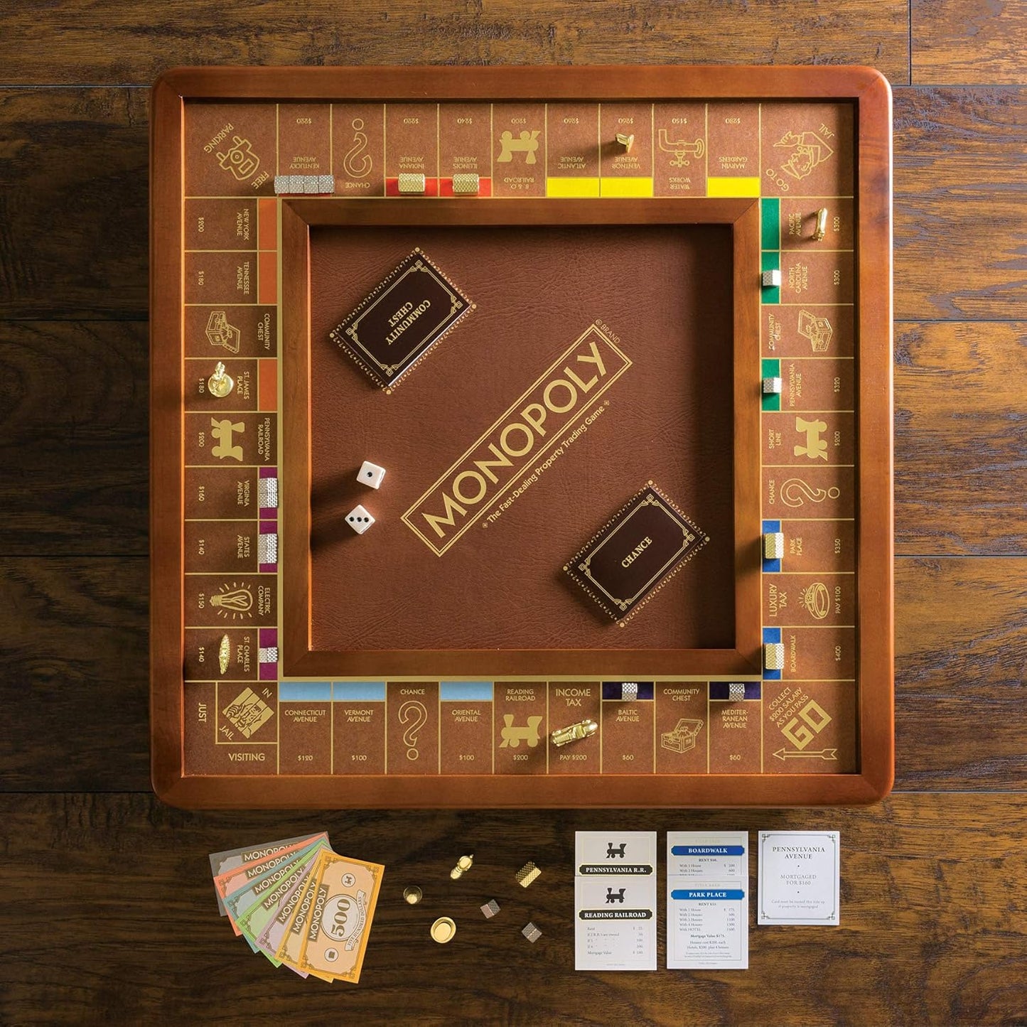Juego de mesa Monopoly en madera, de Winning Solutions