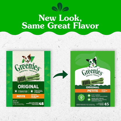 Greenies Original galletas para perro pequeño masticable dentales,...