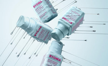 BYOMA Phyto-Mucin Glow Serum – Suero facial de mucina para piel de cristal – Rellena, prepara e hidrata – Primer impecable y base de maquillaje – Fortalece la barrera de la piel – 1.35 fl oz