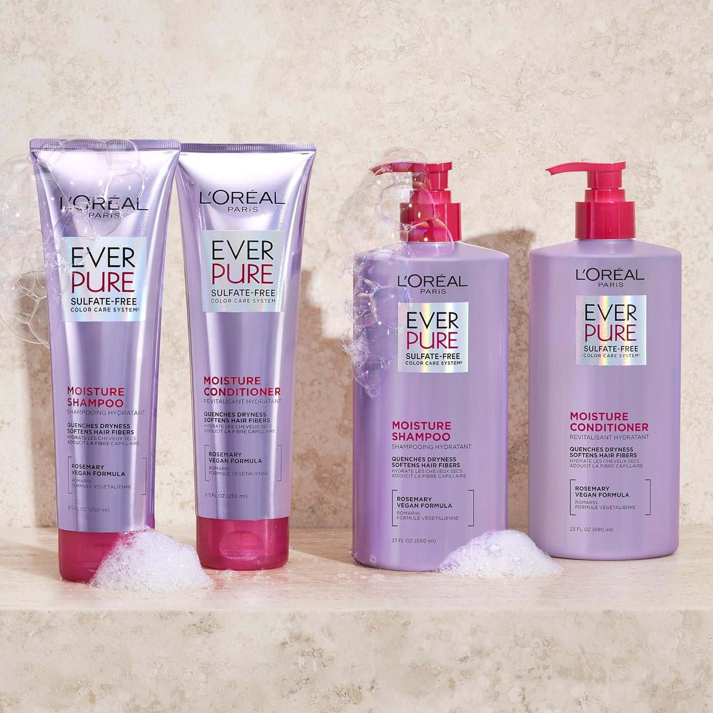 L'Oreal Paris Set de Champú y Acondicionador Hidratante Libre d...