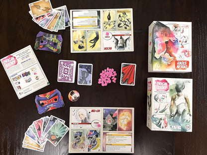Stonemaier Games: Origin Story por Jamey Stegmaier y Pete Wessinger | Un juego de mesa de estrategia de bazas sobre crear superhéroes o supervillanos para adultos y familia | 1-5 jugadores, 45 min