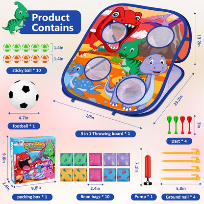 Juego de lanzamiento de bolsas de frijoles de animales, juego de la...