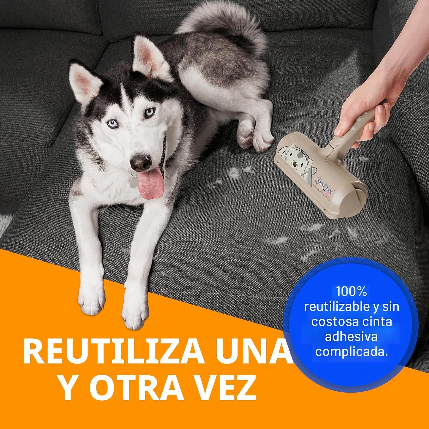 ChomChom Roller Removedor de pelo de mascotas \u2013 Rodillo de pel...