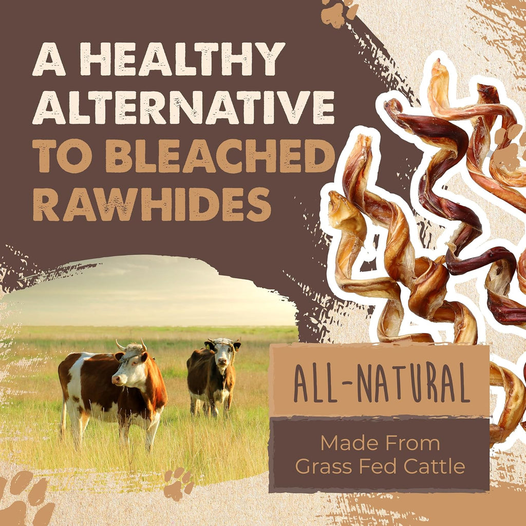 Mighty Paw Naturals - Palitos masticables rizados para perros \u201...