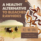 Mighty Paw Naturals - Palitos masticables rizados para perros \u201...