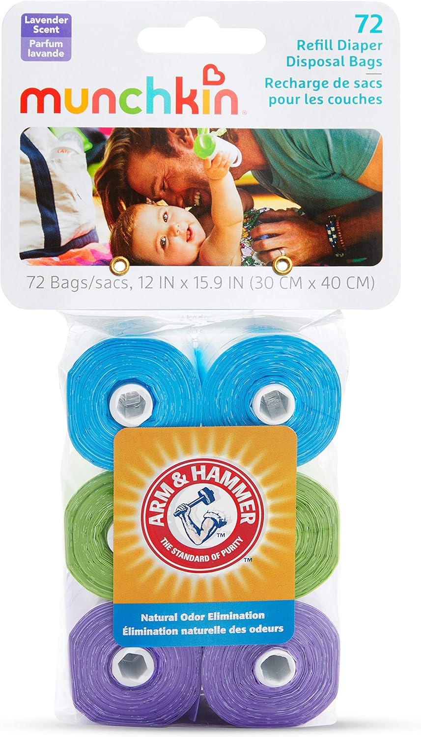 Munchkin® Arm and Hammer - Recambios para bolsas de pañales, paquet...