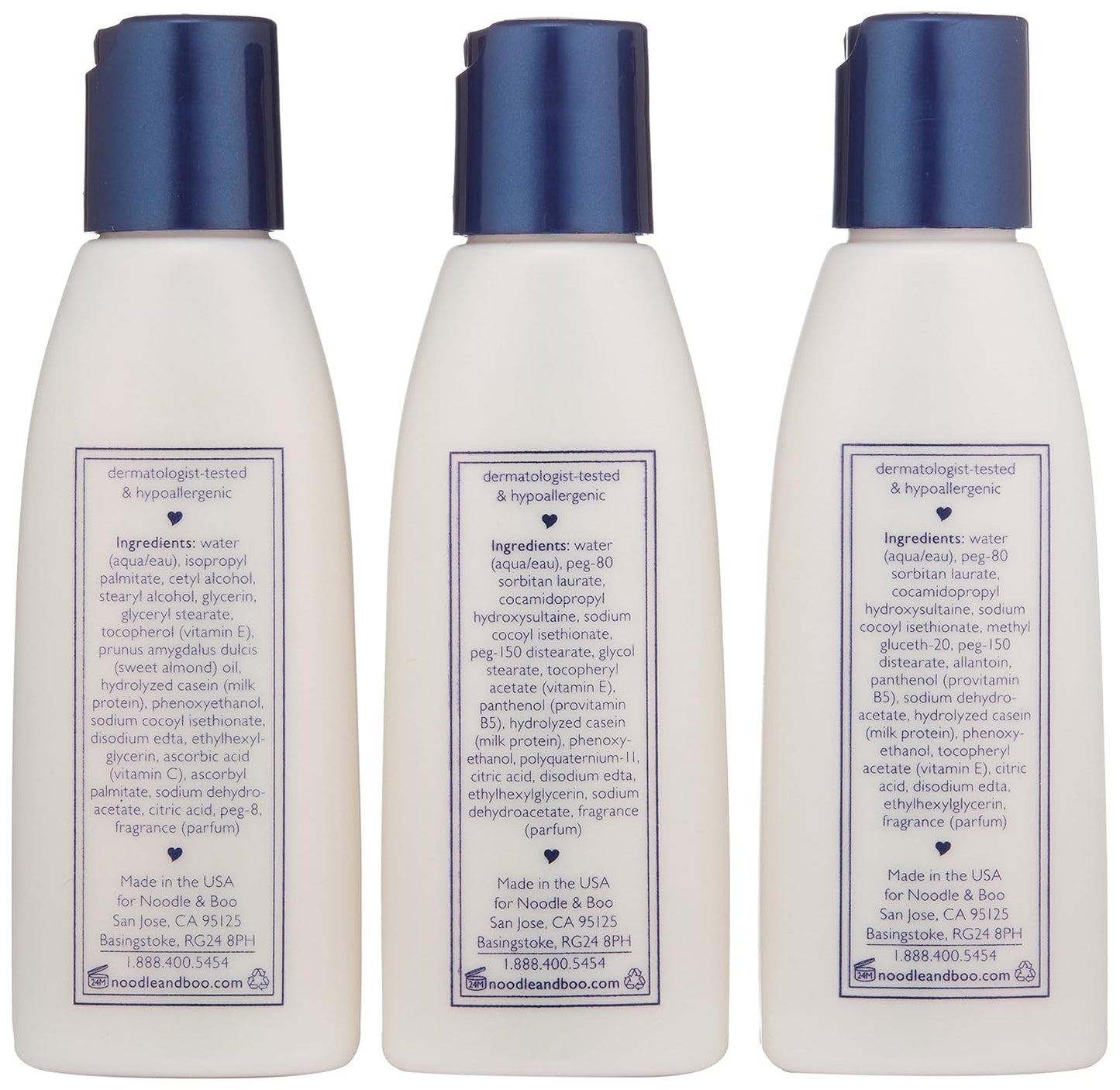 Noodle &amp; Boo Essential Care - Kit de 3 piezas de loción súper s...