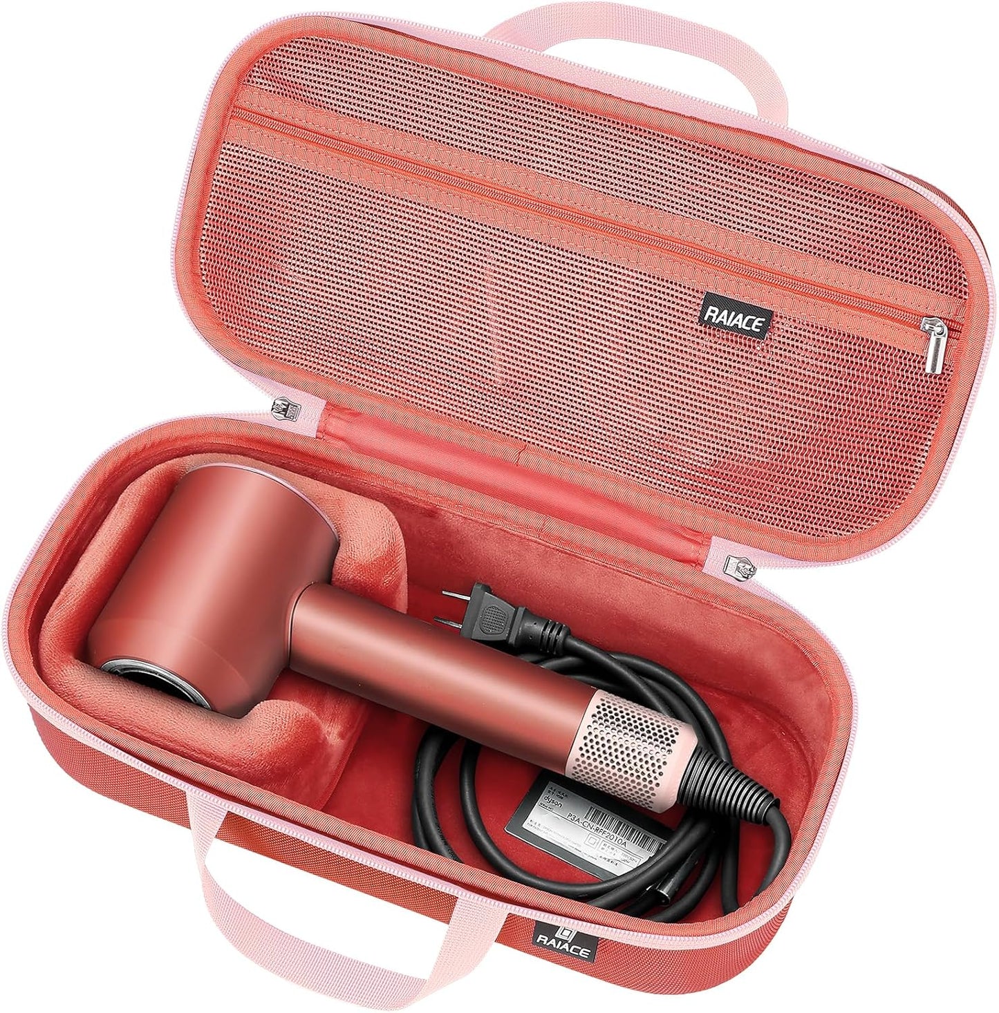 Estuche de almacenamiento rígido RAIACE compatible con secador de p...