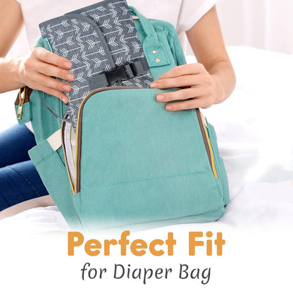 Kopi Baby Cambiador de pañales portátil, bolsa de viaje con bolsill...
