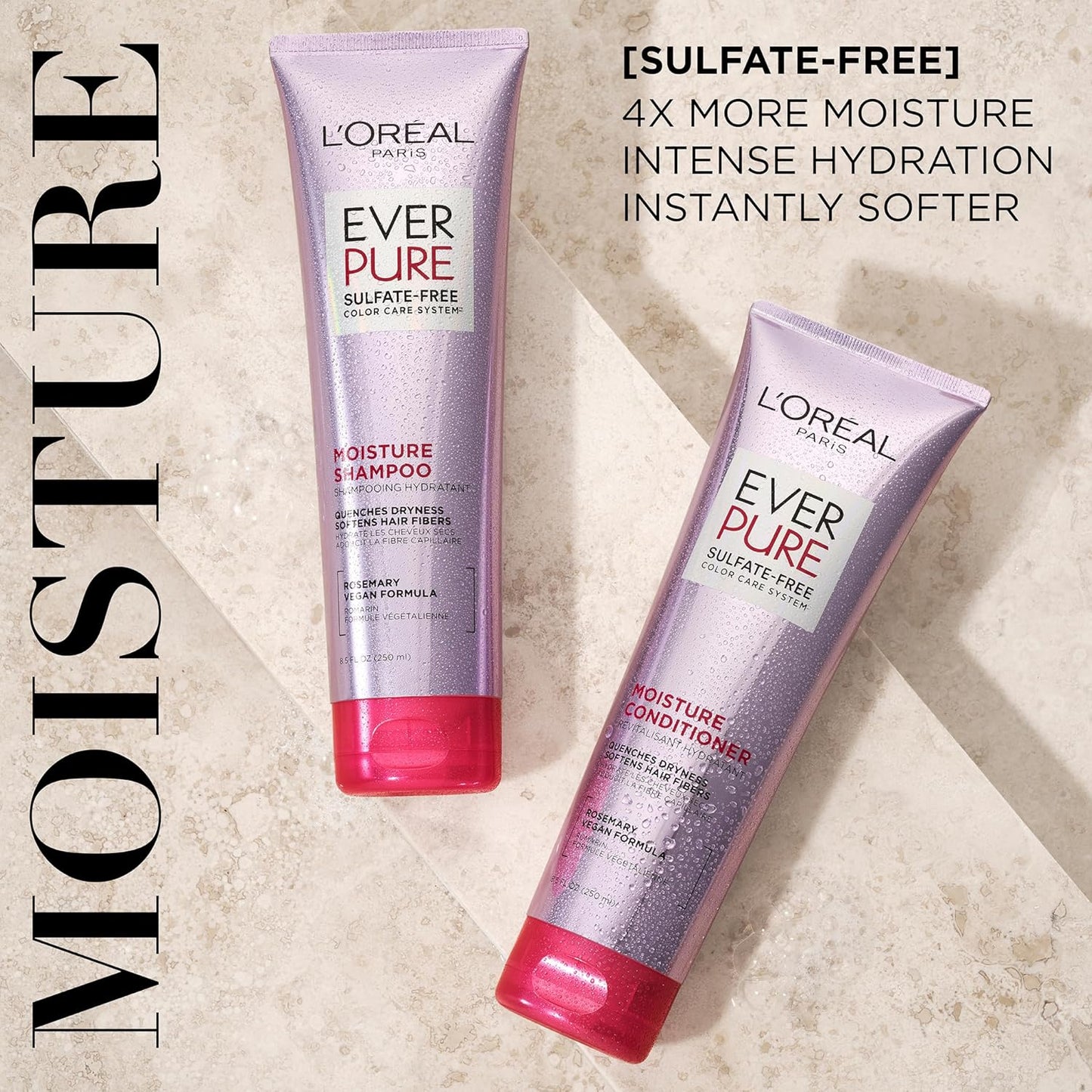 L'Oreal Paris Set de Champú y Acondicionador Hidratante Libre d...