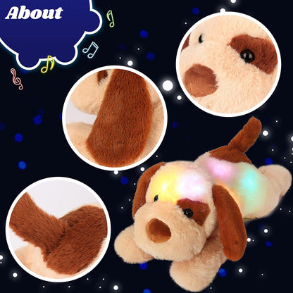 Cuteoy Juguetes de luz nocturna con luz LED brillante para perro, p...