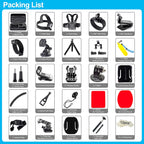 Kit de accesorios de cámara de acción 61 en 1 para GoPro Hero 13 12 11 10 9 8 7 6, GoPro Max, GoPro Fusion, Xiaomi, Insta360, DJI Osmo Action, AKASO APEMAN, Campark, SJCAM