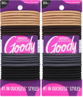 Goody Ouchless - Lazos elásticos para el cabello, 30 unidades, surt...