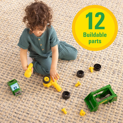 BUILD-A-BUDDY - Juguetes para desarmar John Deere Skid Steer - Incl...