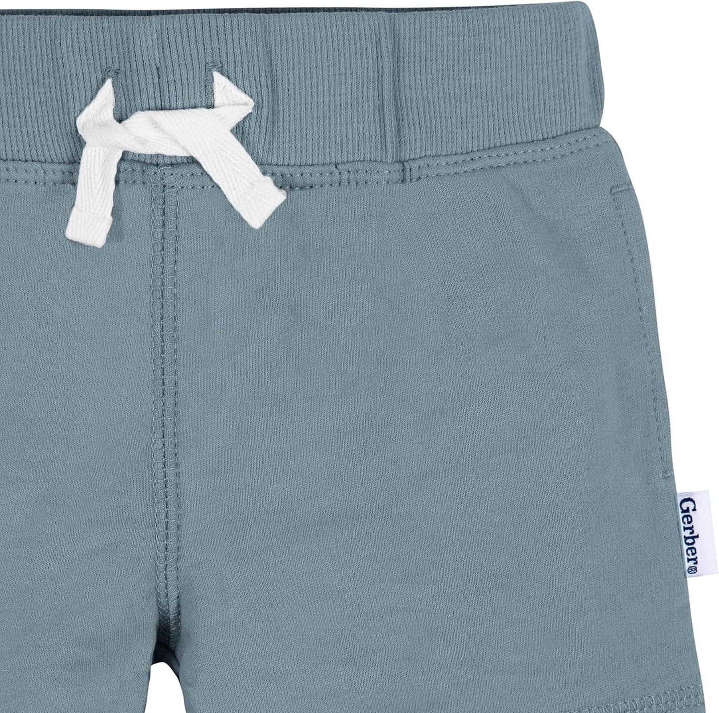 Gerber Paquete de 3 pantalones cortos de punto para bebé niño