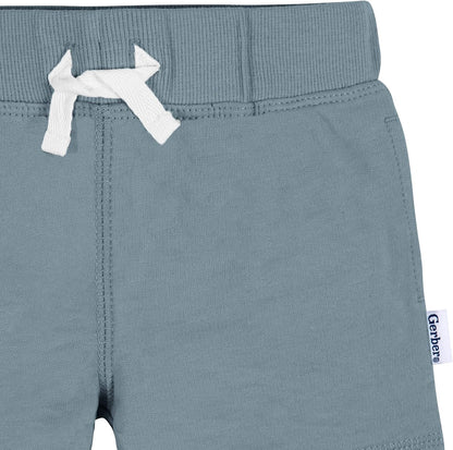 Gerber Paquete de 3 pantalones cortos de punto para bebé niño